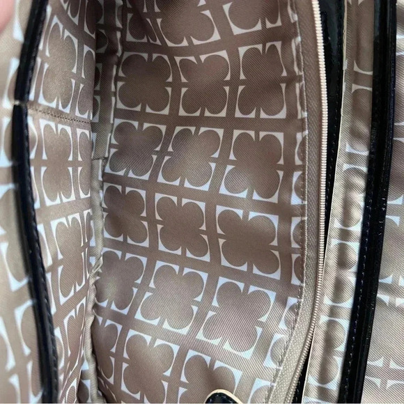 Vintage Liz Claiborne New York Lucky Patent Vegan Leather Clutch - Picture 2 of 14